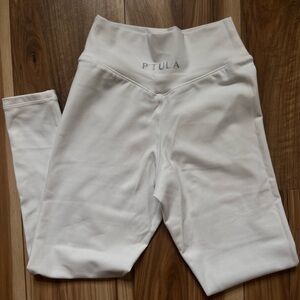 White ptula leggings size small